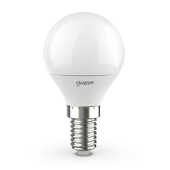 Лампа светодиодная Gauss E14 6.5W 4100K матовая 105101207