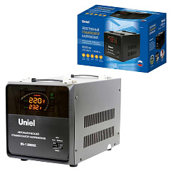 Стабилизатор напряжения серии Reliability 8000ВА Релейный однофазный Uniel RS-1 8000X