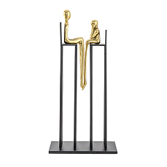 Статуэтка настольная ArtHomeDecor DISCUSSION 4808 BRASS  BLACK