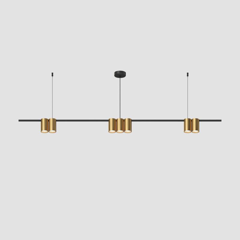 Подвесная люстра Denkirs Orbit DK4063-BK+SG