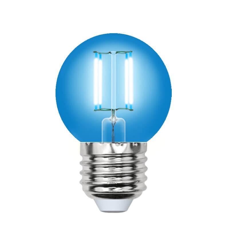    Uniel E27 5W  LED-G45-5W/BLUE/E27 GLA02BL UL-00002990