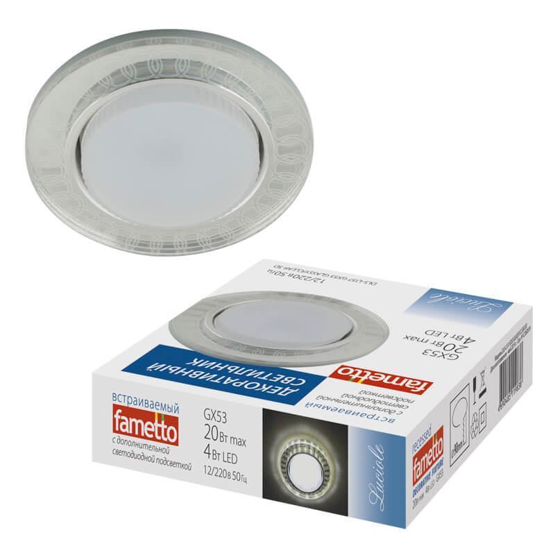   Fametto Luciole DLS-L157 GX53 GLASSY/CLEAR 3D