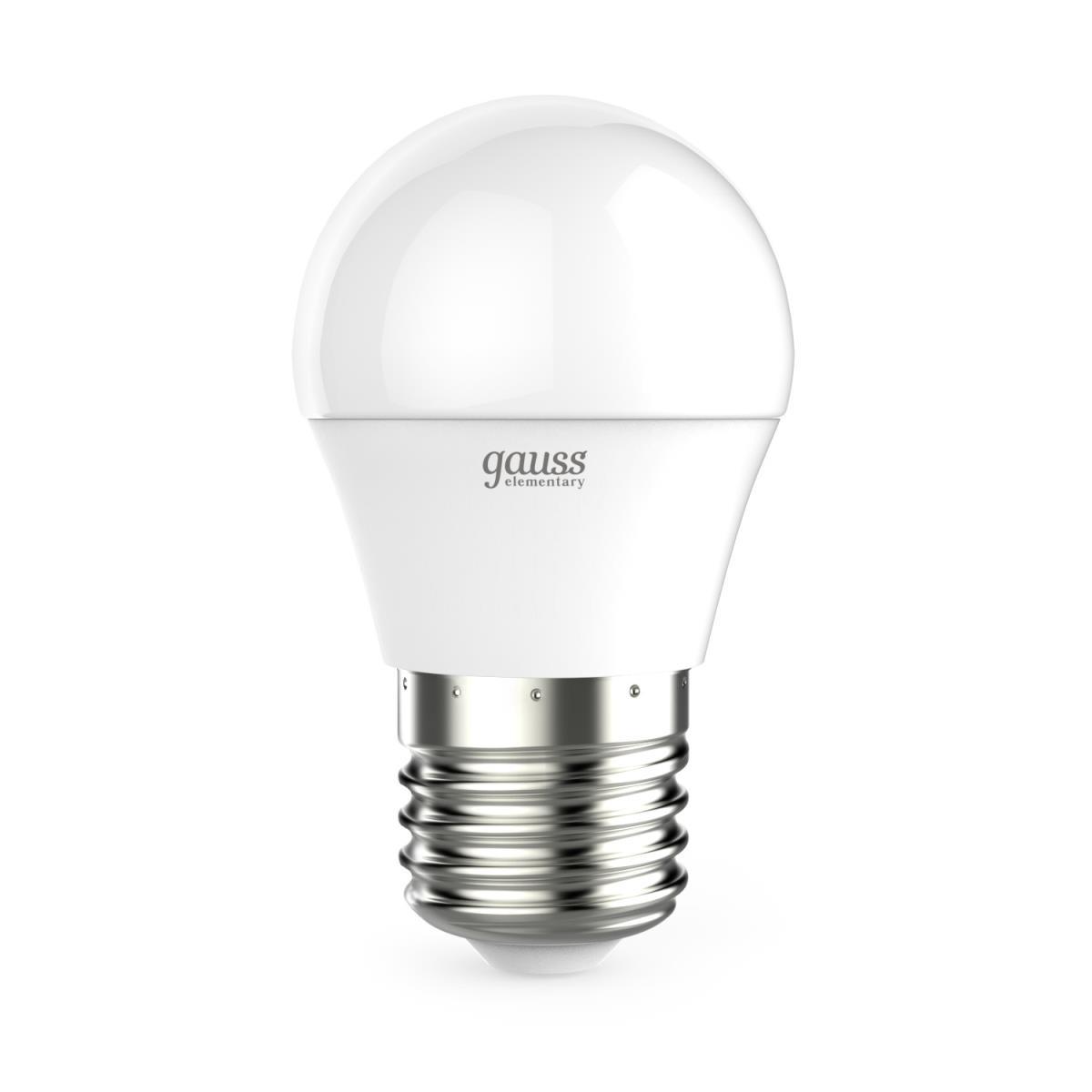 Лампа светодиодная Gauss E27 10W 3000K матовая 53210