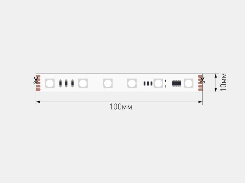 Светодиодная лента SWG PRO SWG5PT60-24-12-WS2811RGB 032521