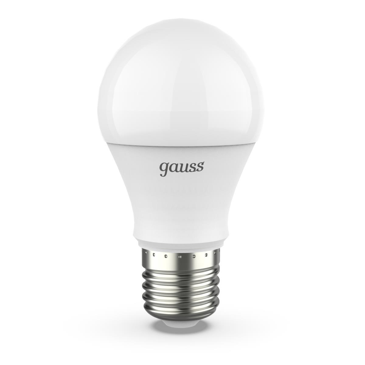 Лампа светодиодная Gauss E27 10W 3000K матовая 102502110