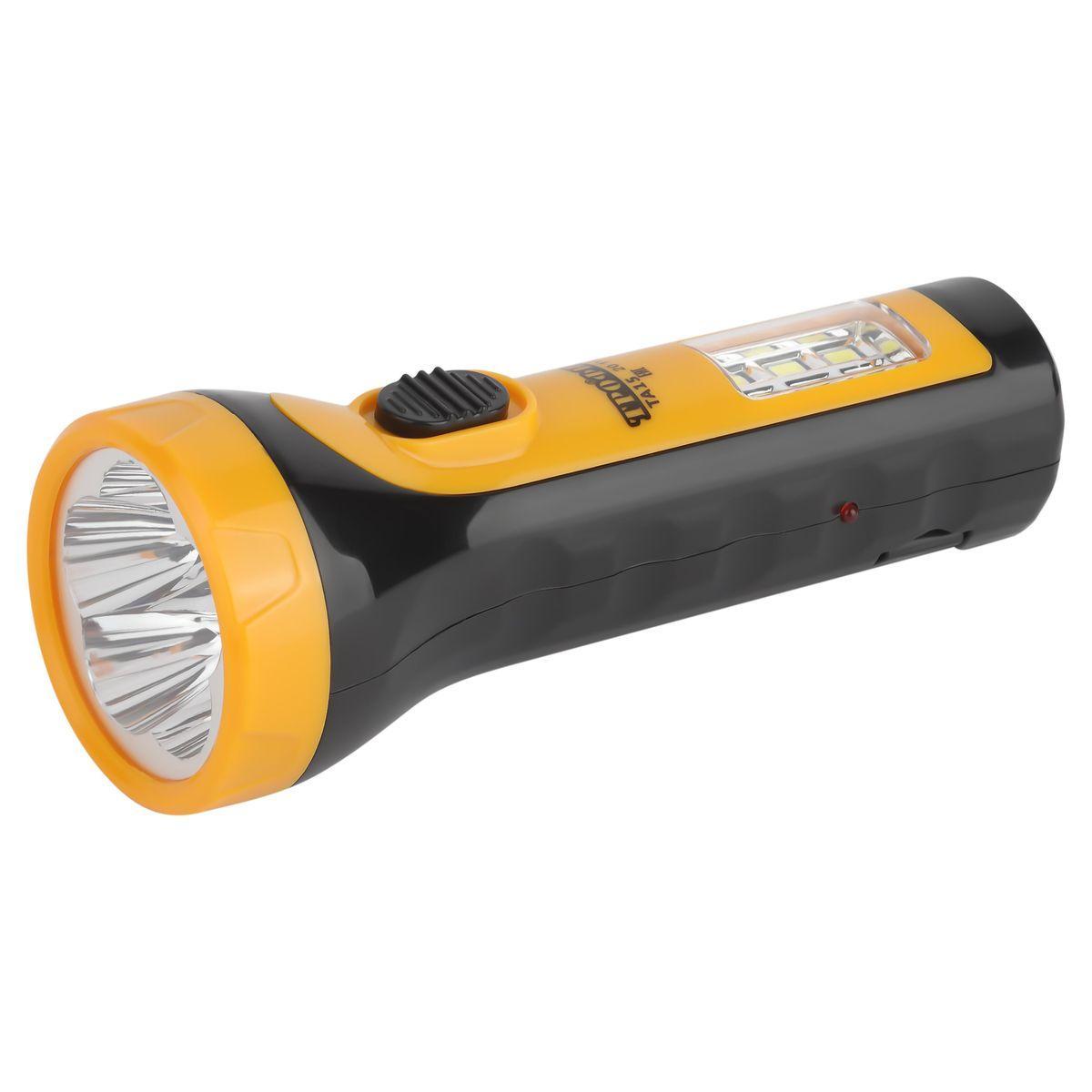 Ручной светодиодный фонарь ЭРА Трофи аккумуляторный 152х58 48 лм TA15 Б0016863