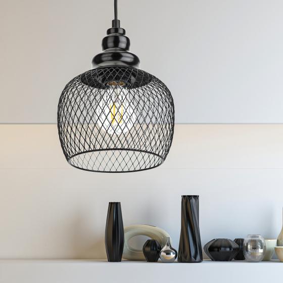 Подвесной светильник ЭРА Loft PL8 BK Б0037455