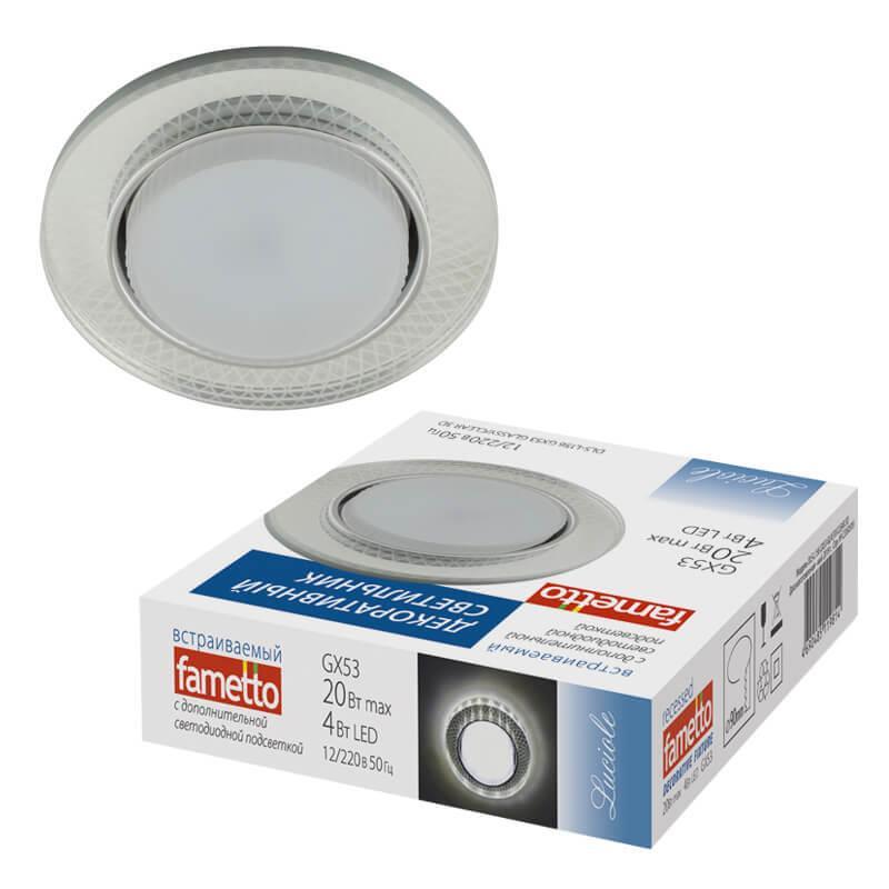   Fametto Luciole DLS-L156 GX53 GLASSY/CLEAR 3D