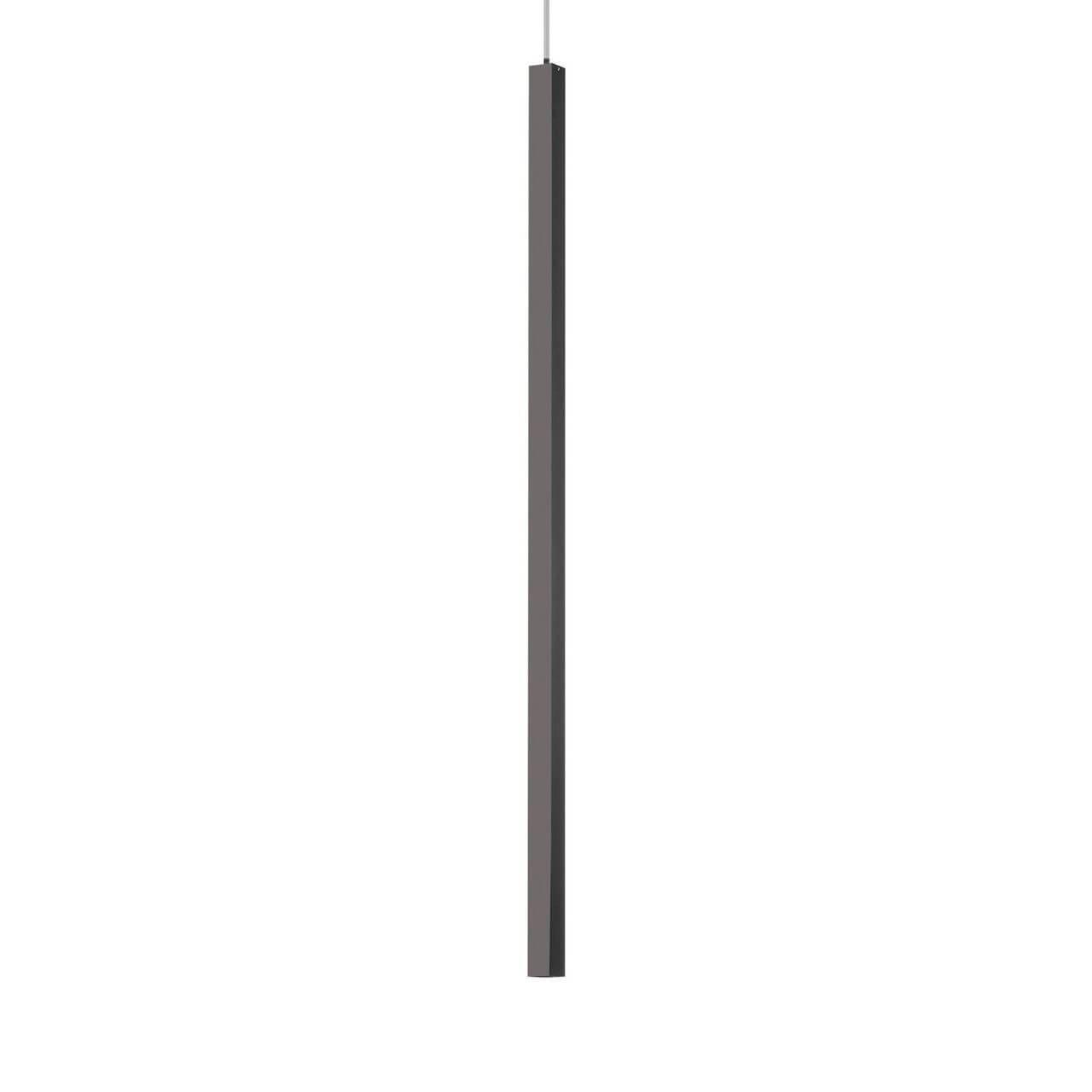 Подвесной светодиодный светильник Ideal Lux Ultrathin D100 Square Nero 194196