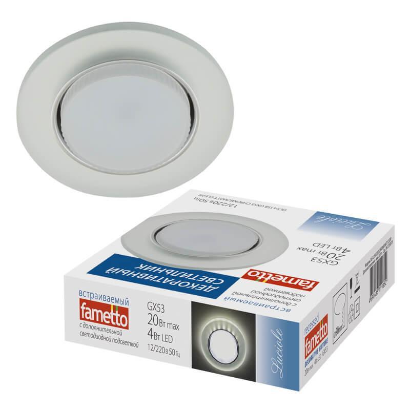  Fametto Luciole DLS-L158 GX53 CHROME/MATT CLEAR