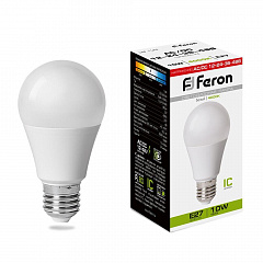 Лампа светодиодная низковольтная Feron E27 10W 4000K матовая LB-192 38265