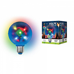 Светодиодный светильник-проектор Volpe Disko ULI-Q308 1,5W/RGB/E27 UL-00002761