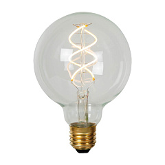 Лампа светодиодная диммируемая Lucide E27 4,9W 2700K прозрачная 49032/05/60