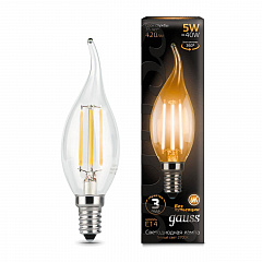   Gauss E14 5W 2700K  104801105