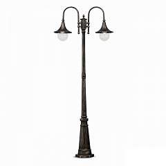 Садово-парковый светильник Ideal Lux Cima Pt2 Nero Antico 024097