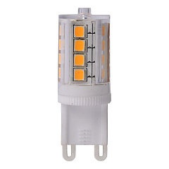 Лампа светодиодная диммируемая Lucide G9 3,5W 2700K прозрачная 49026/03/31
