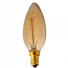Лампа накаливания E14 40W прозрачная 3540-G