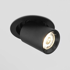 Встраиваемый светодиодный спот Elektrostandard 9917 LED 10W 4200K черный матовый a052449
