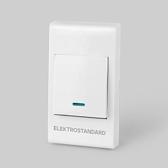 Кнопка для проводного звонка Elektrostandard 26021/00 белый a055437