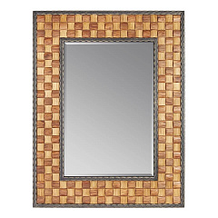Зеркало Runden Дерево II квадратики V20061