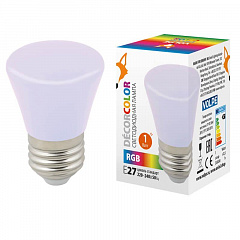   Volpe E27 1W RGB  LED-D45-1W/RGB/E27/FR/ BELL UL-00005805