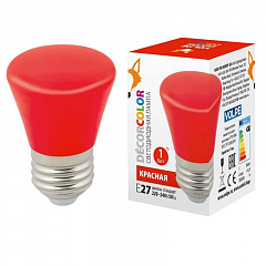   Volpe E27 1W  LED-D45-1W/RED/E27/FR/ BELL UL-00005638